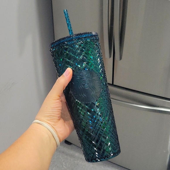 Other - New holiday blueish/greenish jeweled venti starbucks cup